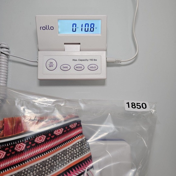 Violet B Wide Leg Pants Womens Medium Pull On Elastic Waist Geometric Print - Picture 7 of 7